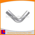 Clear Anodizing Extruded Aluminum Bend Tube 90 Degree